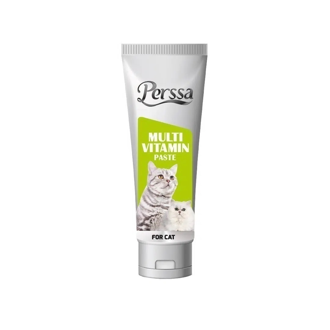  عکس خمیر ویتامینه گربه پرسا مدل Multi Vitamin Paste وزن 100 گرم 