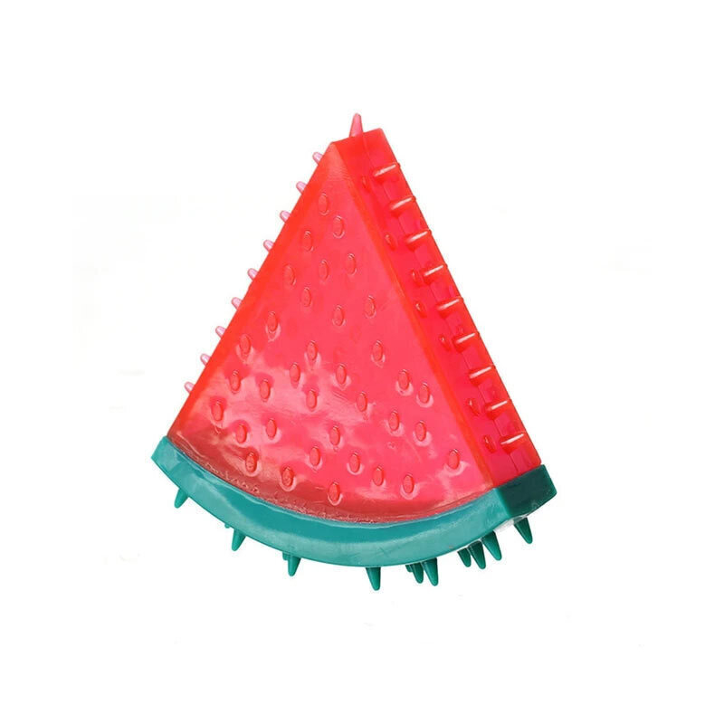 تصویر طره هندوانه اسباب بازی دندانی سگ سیلیکونی طرح میوه پت سرکل