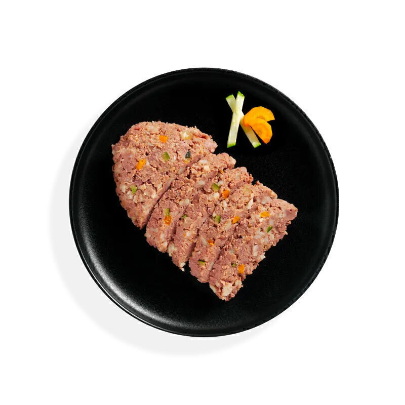  تصویر محتویات پوچ سگ بلکاندو با طعم مرغ و برنج وزن 125 گرم 