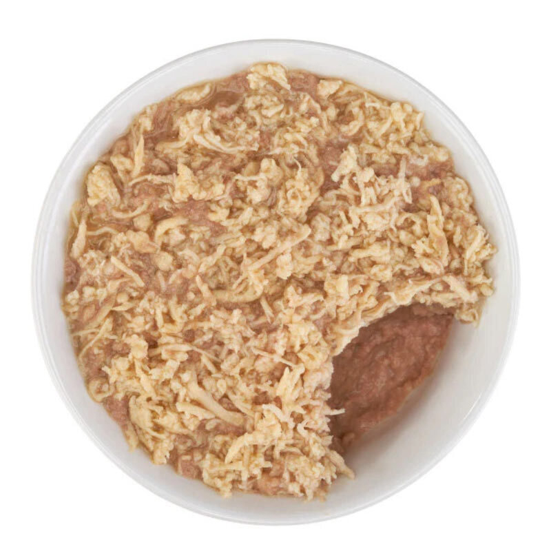 عکس محتویات کنسرو گربه سیلور شسیر با طعم مرغ و اردک