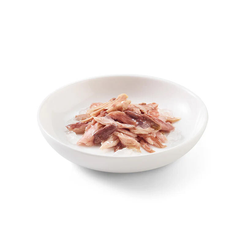  تصویر محتویات کنسرو گربه شسیر با طعم ماهی تن و فیله گوشت گاو در ژله 